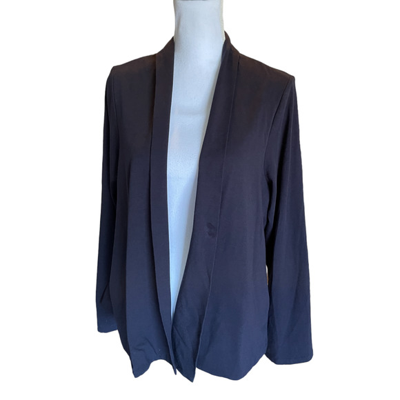 Eileen Fisher Sweaters - Eileen Fisher Women's Simple Jacket Cardigan Size XL Dark Blue Open Front NWT